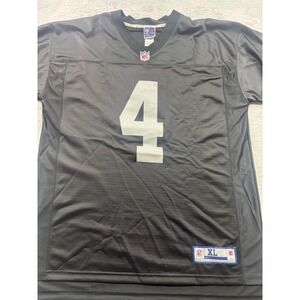 Derek Carr #4 NFL Pro Line Las Vegas Raiders Jersey Black Mens XL-Tall New
